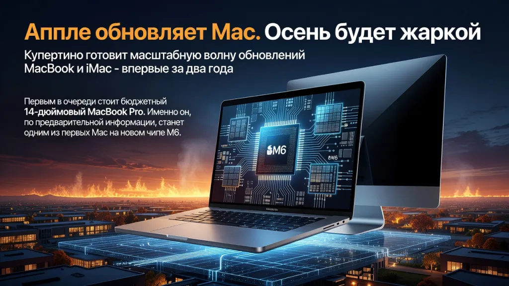 Apple обновляет Mac. Осень будет жаркой